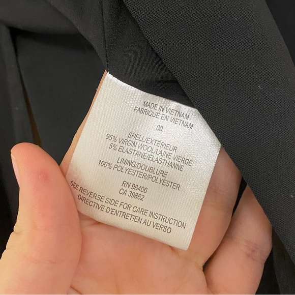 Theory Black Virgin Wool Marcela Blazer - Picture 7 of 8